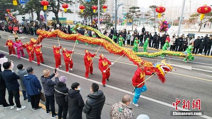 河北石家莊“千年古縣”上演“民俗大聯(lián)歡”