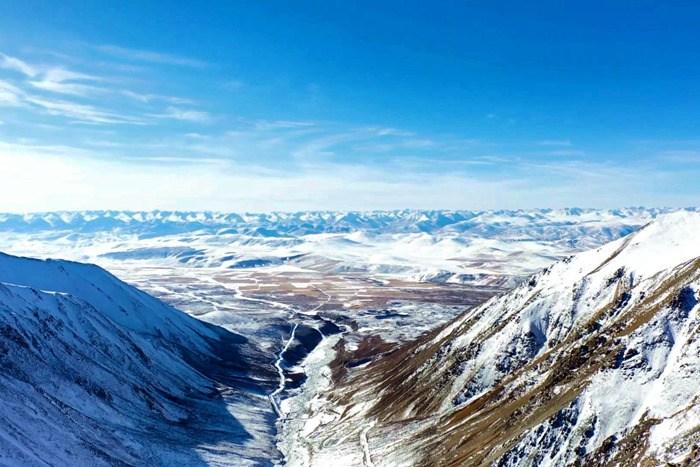 祁連山林海雪原盡顯純凈壯麗