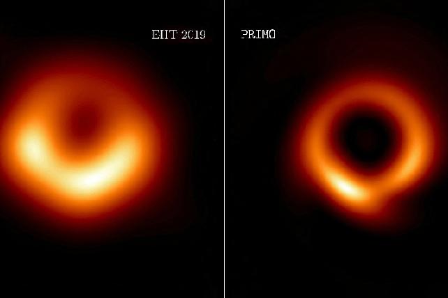 M87黑洞銳化版本圖像公布